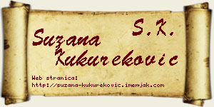 Suzana Kukureković vizit kartica